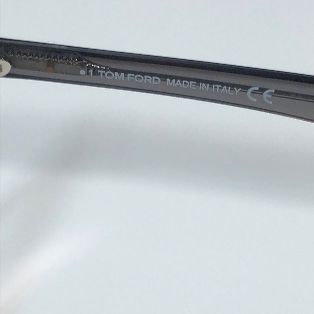 Tom Ford Gray Rectangular Glasses With Ombr Effect - image 3